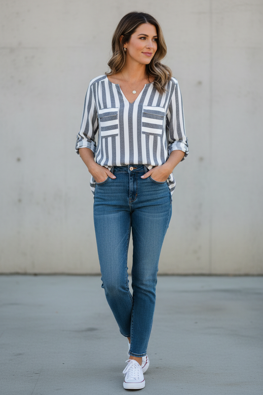 Μπλούζα FAITH AND JOY - Casual Look