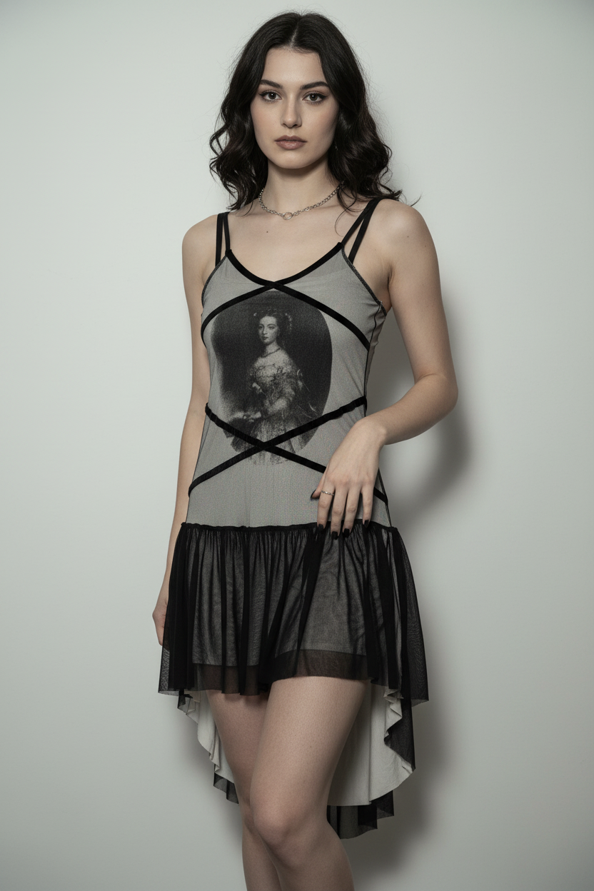 Φόρεμα Gothic Hi-Low Tulle - Look