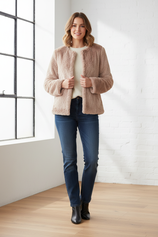 Μοντέλο με γούνα νούμερο L