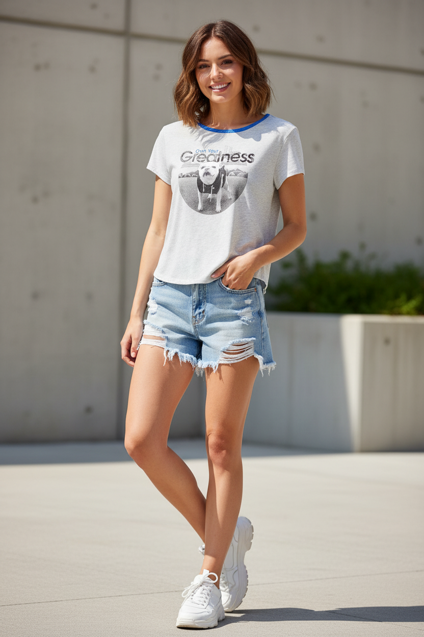Μπλούζα Own Your Greatness - Crop Top Look