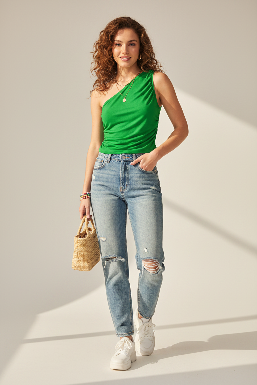 Μπλούζα SHEIN Khaki - Casual Look