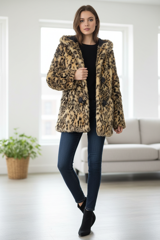 Μοντέλο με γούνα νούμερο XS